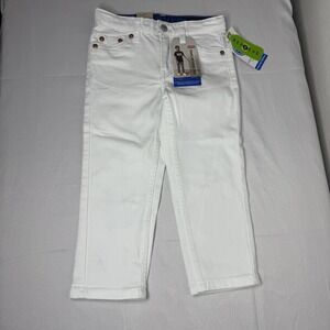 Levis 502 Regular Taper White Jeans Flex Stretch Adjustable Boys‎ 3T